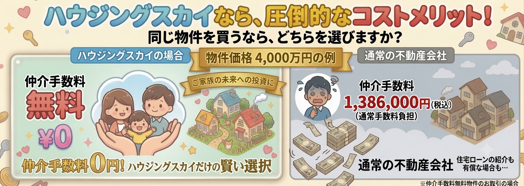 ハウジングスカイの場合